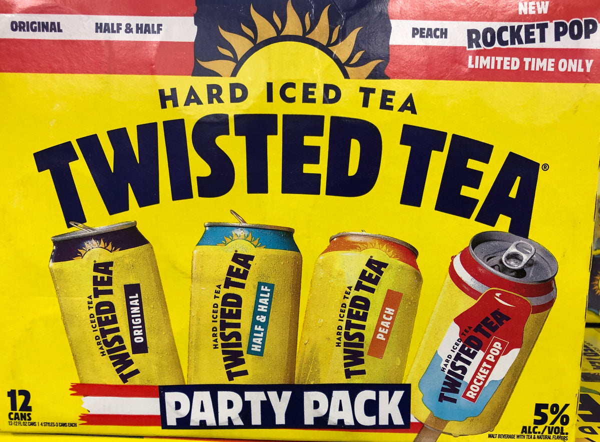 Twisted Tea Hard Iced Tea Party Pack Variety w/ Rocket Pop Canal's
