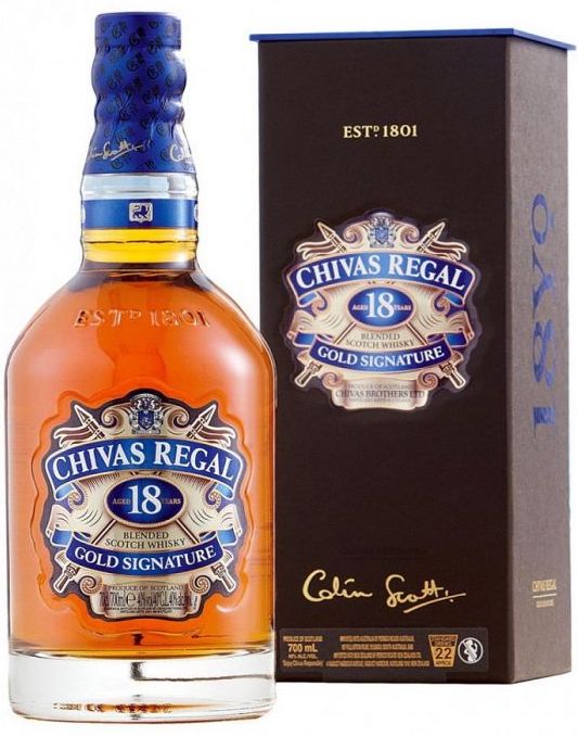 Chivas Regal Gold Signature 18year Blended Scotch Whisky :: Blended Scotch