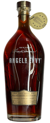 Angel's Envy Bourbon Single Barrel 110 Proof Port Wine Barrel America's 350th Anniversary