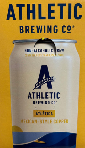 Athletic Brewing Co. Atletica Mexican-Style Copper NA Non-Alcoholic Beer