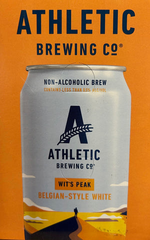 Athletic Brewing Co. Wit's Peak Belgian-Style White NA Non-Alcoholic Beer