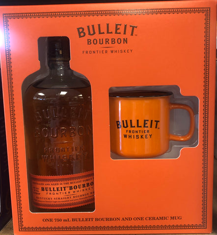 Bulleit Bourbon Frontier Whiskey Mug Gift Set