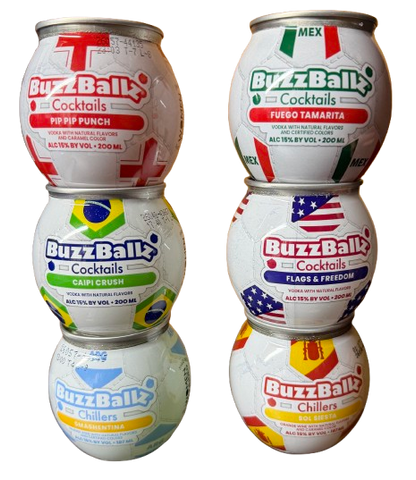 Buzzballz Soccer Limited Edition Flavors