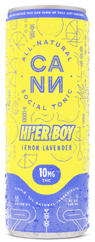 Cann Hi'er Boy Lemon Lavender 10mg THC Hemp Derived Social Tonic