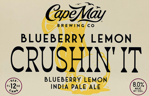 Cape May Brewing Co. Crushin' It Blueberry Lemon India Pale Ale