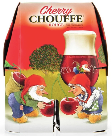 Cherry Chouffe Belgian Beer with Cherry Flavor