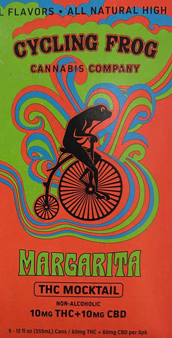 Cycling Frog Cannabis Company 10mg THC + 10mg CBD Margarita The Mocktail