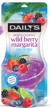 Daily's Wild Berry Margarita Frozen Cocktail Pouch