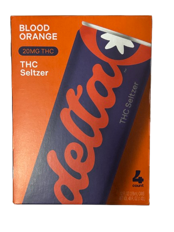 Delta Blood Orange THC Seltzer 20mg THC