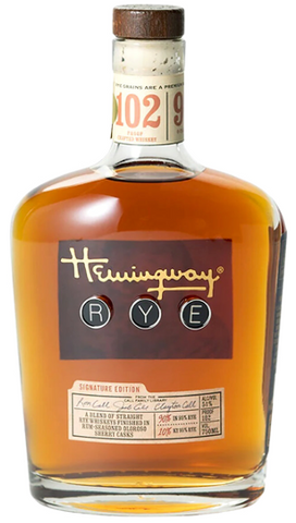 Hemingway Rye Whiskey Signature Edition