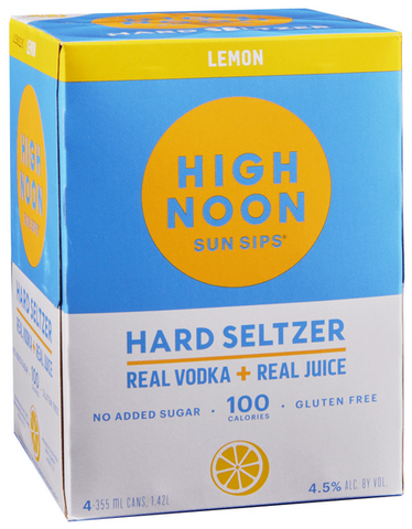 High Noon Vodka & Soda Lemon