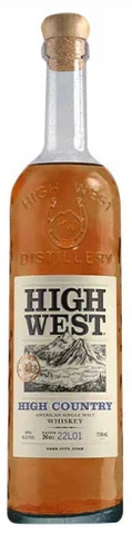 High West High Country American Single Malt Whiskey