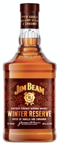 Jim Beam Winter Reserve Kentucky Straight Bourbon Whiskey with Notes of Vanilla and Cinnamon CLOSEOUT