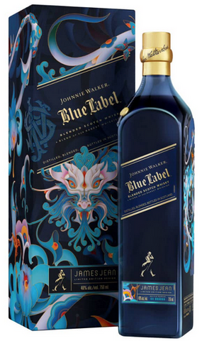 Johnnie Walker Blended Scotch Whisky Blue Label Year of the Wood Dragon X James Jean Limited Edition Design