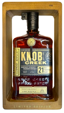 Knob Creek 21 Year Old Bourbon Whiskey 100 Proof