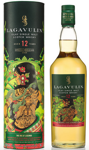 Lagavulin Islay Single Malt Scotch Whisky 12 Year Old Special Release 2023 The Ink of Legends