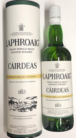 Laphroaig Islay Single Malt Scotch Whisky Cairdeas White Port and Madeira
