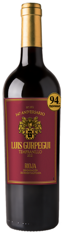 Luis Gurpegui Tempranillo Rioja 2021 750ML