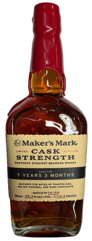 Maker's Mark Bourbon 7 Years 3 Months Cask Strength 110.6 Proof