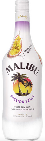 Malibu Passion Fruit White Rum with Passion Fruit Liqueur