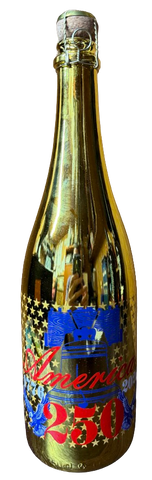 250th Anniversary of America Gold Bottle Blanc de Blanc by Mano's Wine 750ML
