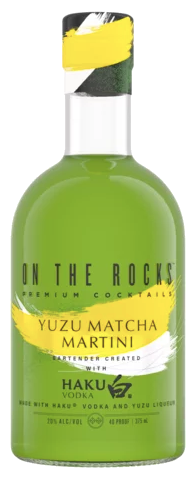On the Rocks Yuzu Matcha Martini