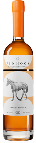 Pinhook Kentucky Straight Bourbon Whiskey 2024 Release (Orange Wax)