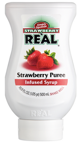 Simply Squeeze Real Infused Exotics Strawberry Puree Infused Syrup