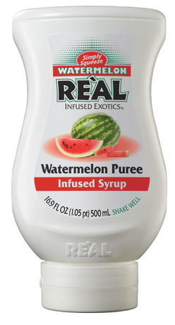 Simply Squeeze Real Infused Exotics Watermelon Puree Infused Syrup