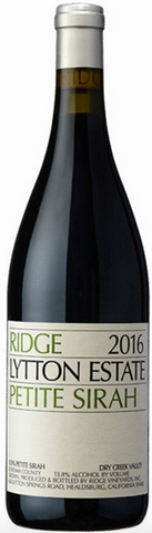 Ridge Vineyards Petite Sirah Lytton Estate 2020 750ML