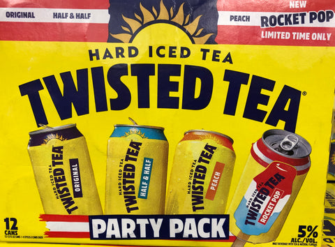 Twisted Tea Hard Iced Tea Party Pack Variety w/ Rocket Pop
