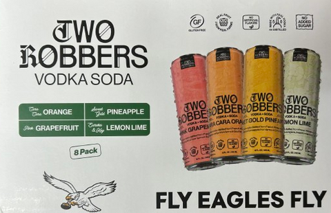 Two Robbers Fly Eagles Fly Vodka Soda Variety Pack