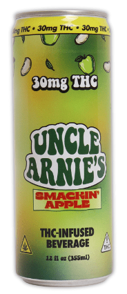 Uncle Arnie's 30mg Smackin' Apple THC-Infused Beverage