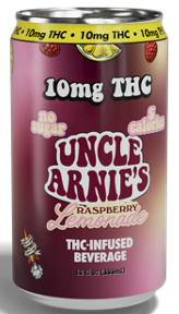 Uncle Arnie's Raspberry Lemonade THC-Infused Beverage