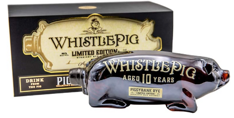 Whistlepig Straight Limited Edition Piggybank Rye 10 Year Old Whiskey