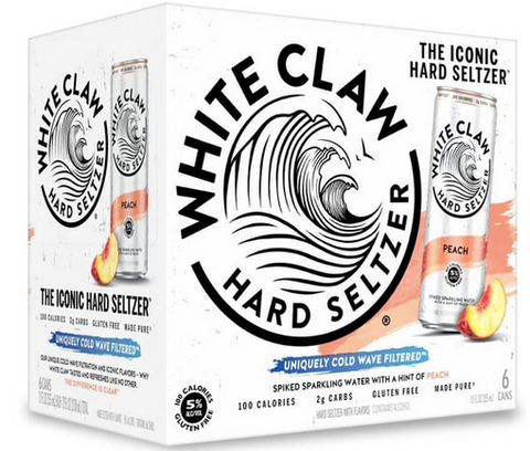 White Claw Hard Seltzer Peach
