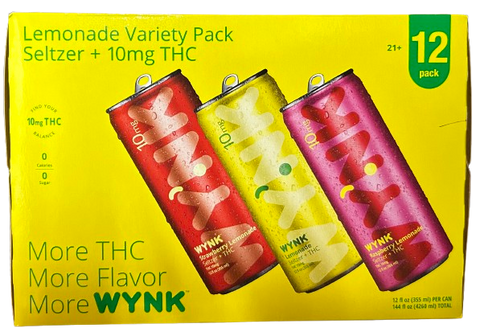 Wynk Lemonade Variety Pack Seltzer + THC 10mg