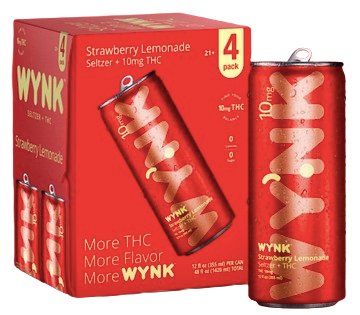 Wynk Strawberry Lemonade Seltzer + THC 10mg