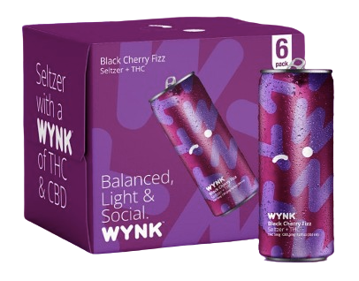 Wynk Black Cherry Fizz Seltzer + THC 5mg