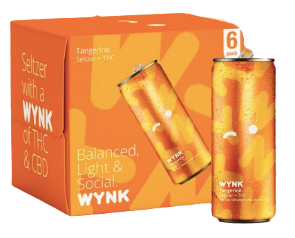 Wynk Tangerine Seltzer + THC 5mg