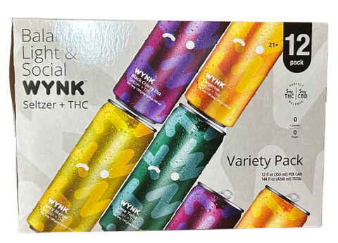 Wynk Variety Pack Seltzer + THC 5mg