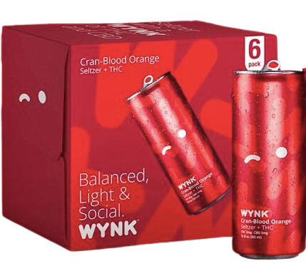 Wynk Cran-Blood Orange Seltzer + THC 5mg