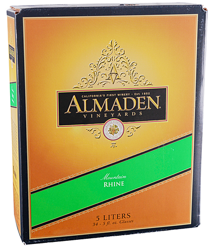 Almaden Rhine 5.0LT Box Wine