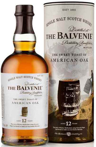 The Balvenie 12 Year Old The Sweet Toast of American Oak Single Malt Scotch Whisky