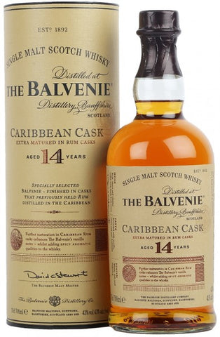 The Balvenie 14 Year Old Caribbean Cask Single Malt Scotch Whisky