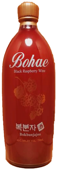 Bohae Bokbunjajoo Black Raspberry Wine from Korea 750ML – Canal's