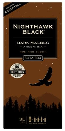 Bota Box Nighthawk Dark Malbec 3.0LT Box Wine