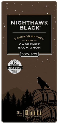 Bota Box Nighthawk Black Bourbon Barrel Aged Cabernet Sauvignon 3.0LT Box Wine