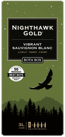 Bota Box Nighthawk Gold Vibrant Sauvignon Blanc 3.0LT Box Wine