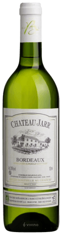 Chateau Jarr Bordeaux Blanc 750ML